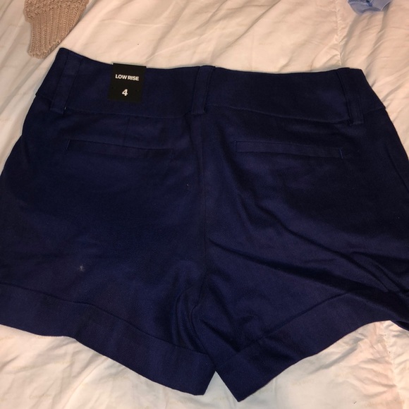 Express Shorts Navy Low Rise - Picture 2 of 3
